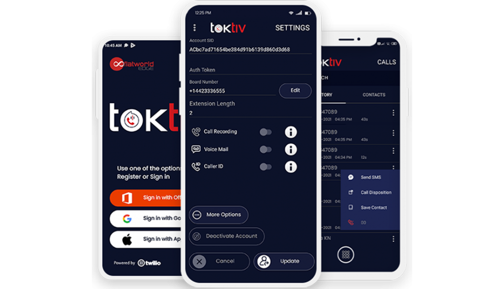 Toktiv Mobile App